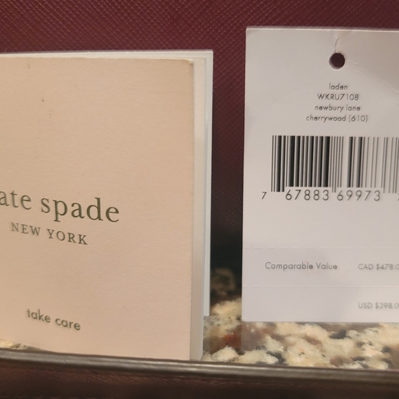 ❌SOLD❌NWT Kate Spade Newbury Lane in Cherrywood - Large - Picture 13 of 16